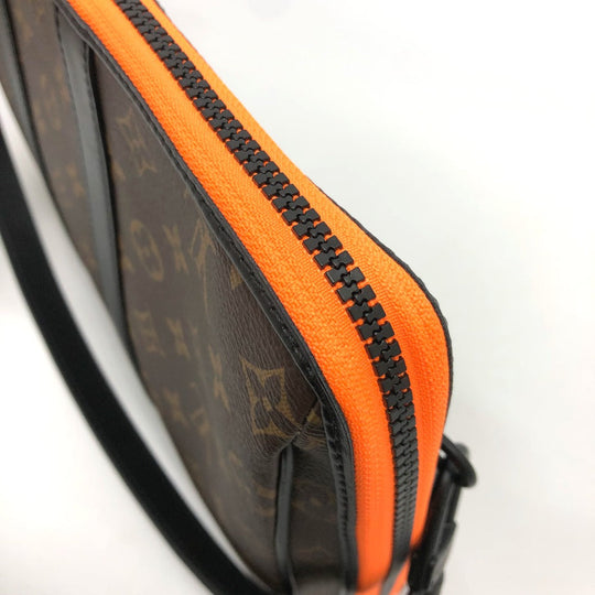 LOUIS VUITTON Handbag M80130 Monogram canvas Brown Monogram LV Friends Keepall pouch mens Used Authentic