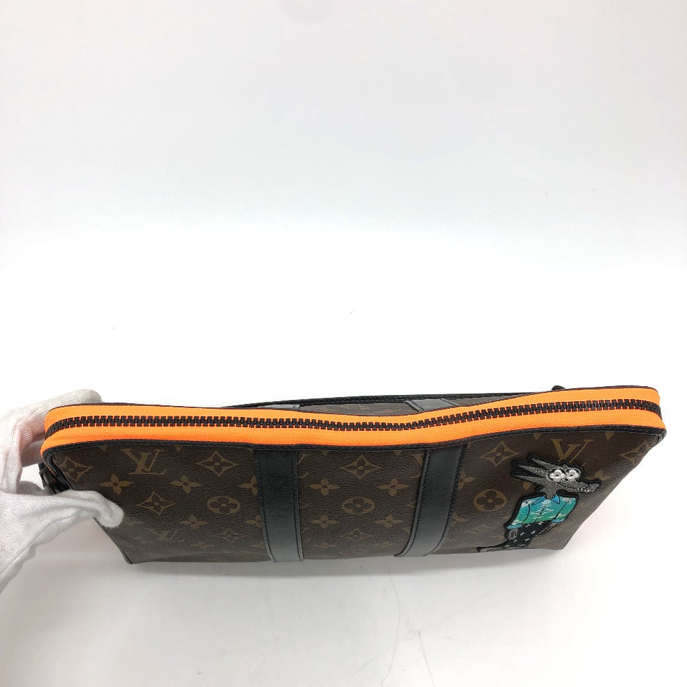 LOUIS VUITTON Handbag M80130 Monogram canvas Brown Monogram LV Friends Keepall pouch mens Used Authentic