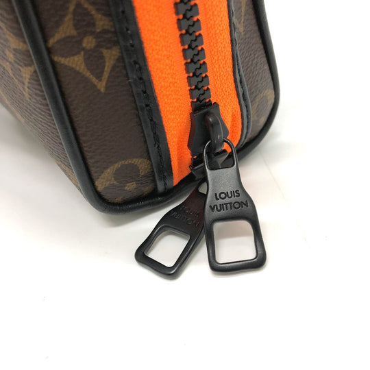 LOUIS VUITTON Handbag M80130 Monogram canvas Brown Monogram LV Friends Keepall pouch mens Used Authentic