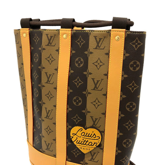 LOUIS VUITTON Shoulder Bag M45968 Monogram canvas Brown Monogram Randonnee Messenger Stripe mens Used Authentic