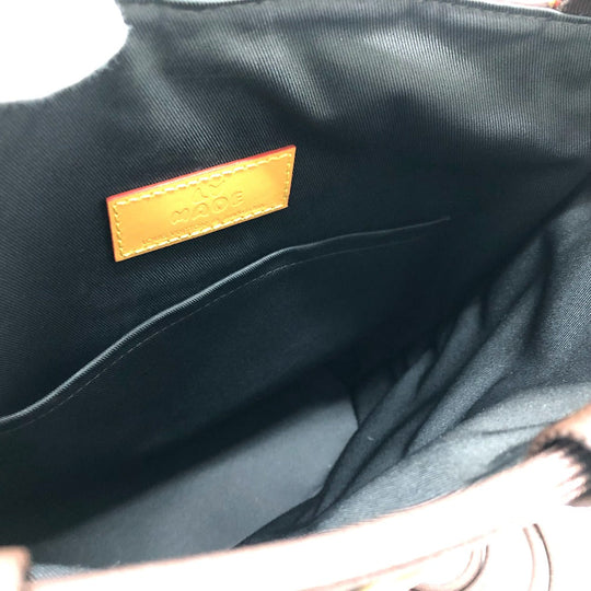 LOUIS VUITTON Shoulder Bag M45968 Monogram canvas Brown Monogram Randonnee Messenger Stripe mens Used Authentic