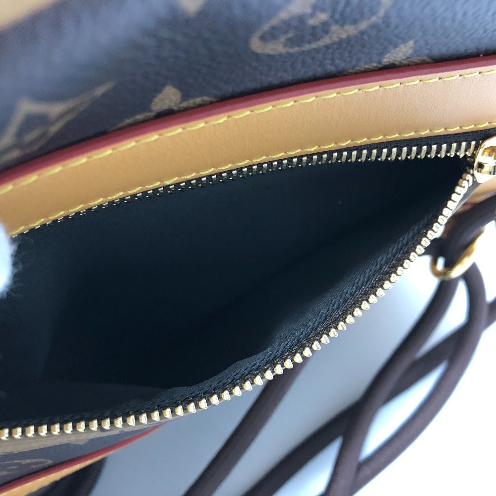 LOUIS VUITTON Shoulder Bag M45968 Monogram canvas Brown Monogram Randonnee Messenger Stripe mens Used Authentic