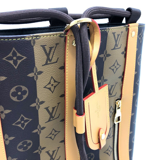 LOUIS VUITTON Shoulder Bag M45968 Monogram canvas Brown Monogram Randonnee Messenger Stripe mens Used Authentic