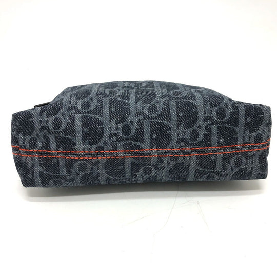 Dior Pouch canvas Navy Trotter flight pouch
