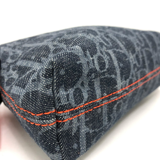 Dior Pouch canvas Navy Trotter flight pouch