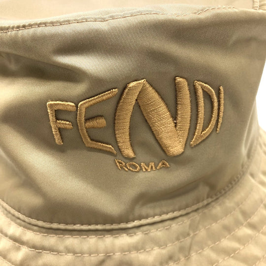 FENDI hat Nylon Beige / multicolor Zucca reversible