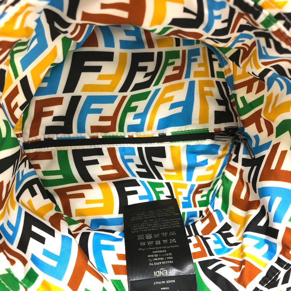 FENDI hat Nylon Beige / multicolor Zucca reversible