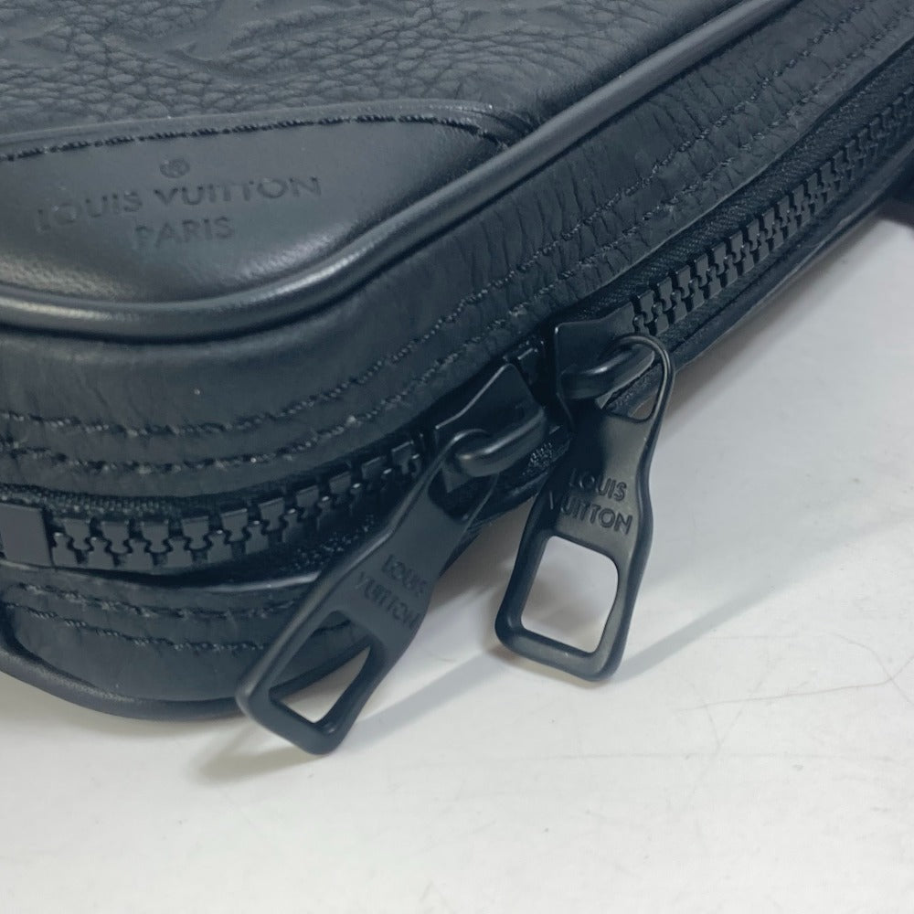 LOUIS VUITTON Shoulder Bag M53298 Taurillon Clemence black Monogram Utility side bag mens Used Authentic