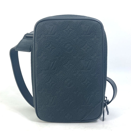 LOUIS VUITTON Shoulder Bag M53298 Taurillon Clemence black Monogram Utility side bag mens Used Authentic