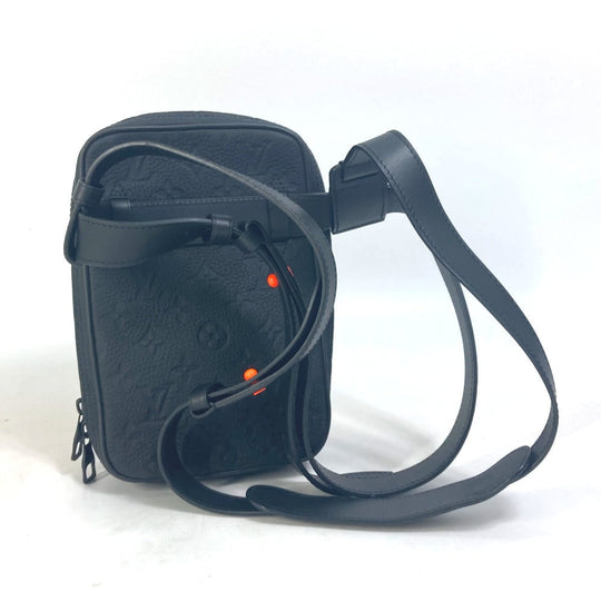 LOUIS VUITTON Shoulder Bag M53298 Taurillon Clemence black Monogram Utility side bag mens Used Authentic