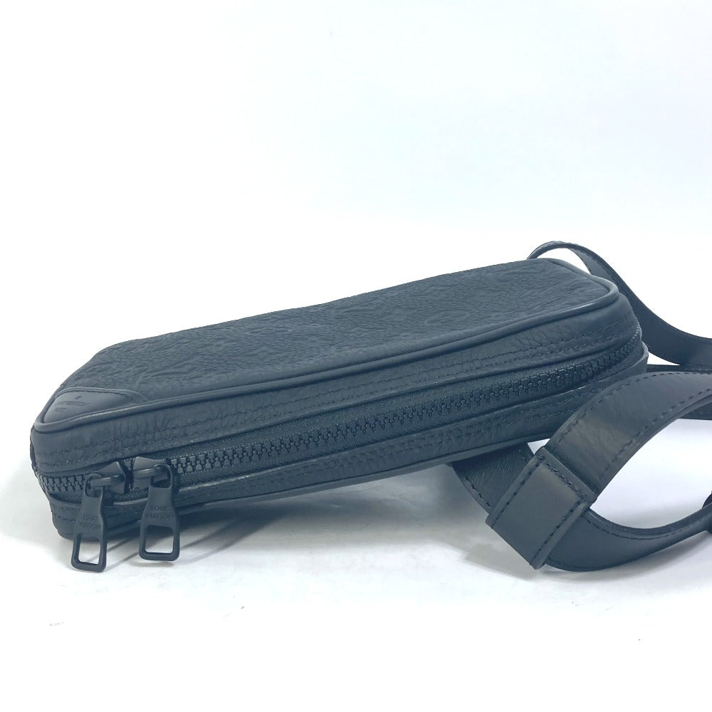 LOUIS VUITTON Shoulder Bag M53298 Taurillon Clemence black Monogram Utility side bag mens Used Authentic