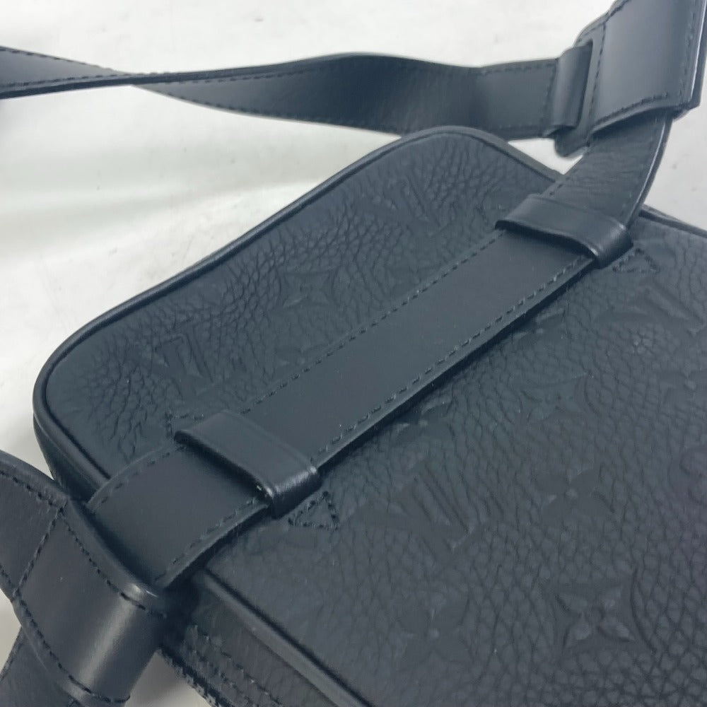 LOUIS VUITTON Shoulder Bag M53298 Taurillon Clemence black Monogram Utility side bag mens Used Authentic