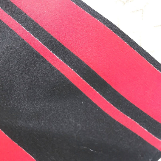 Dior scarf silk Beige x red x black Honeycomb Overall handle Women Used Authentic