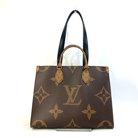 LOUIS VUITTON Tote Bag M45321 Monogram giant canvas Brown Monogram Giant On the Go MM