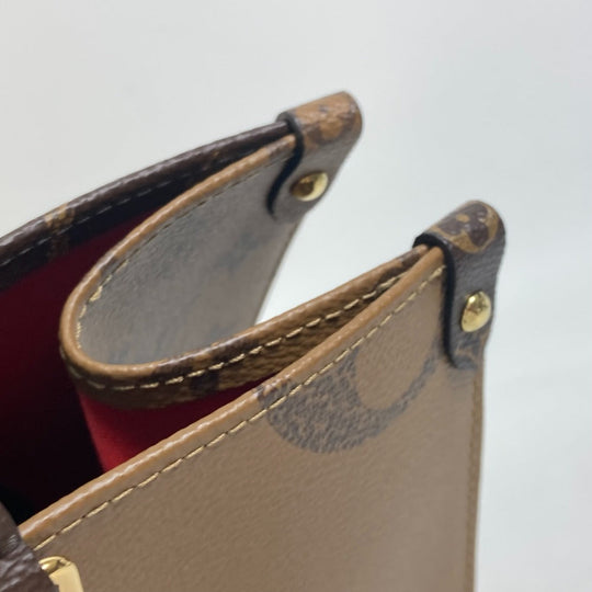 LOUIS VUITTON Tote Bag M45321 Monogram giant canvas Brown Monogram Giant On the Go MM