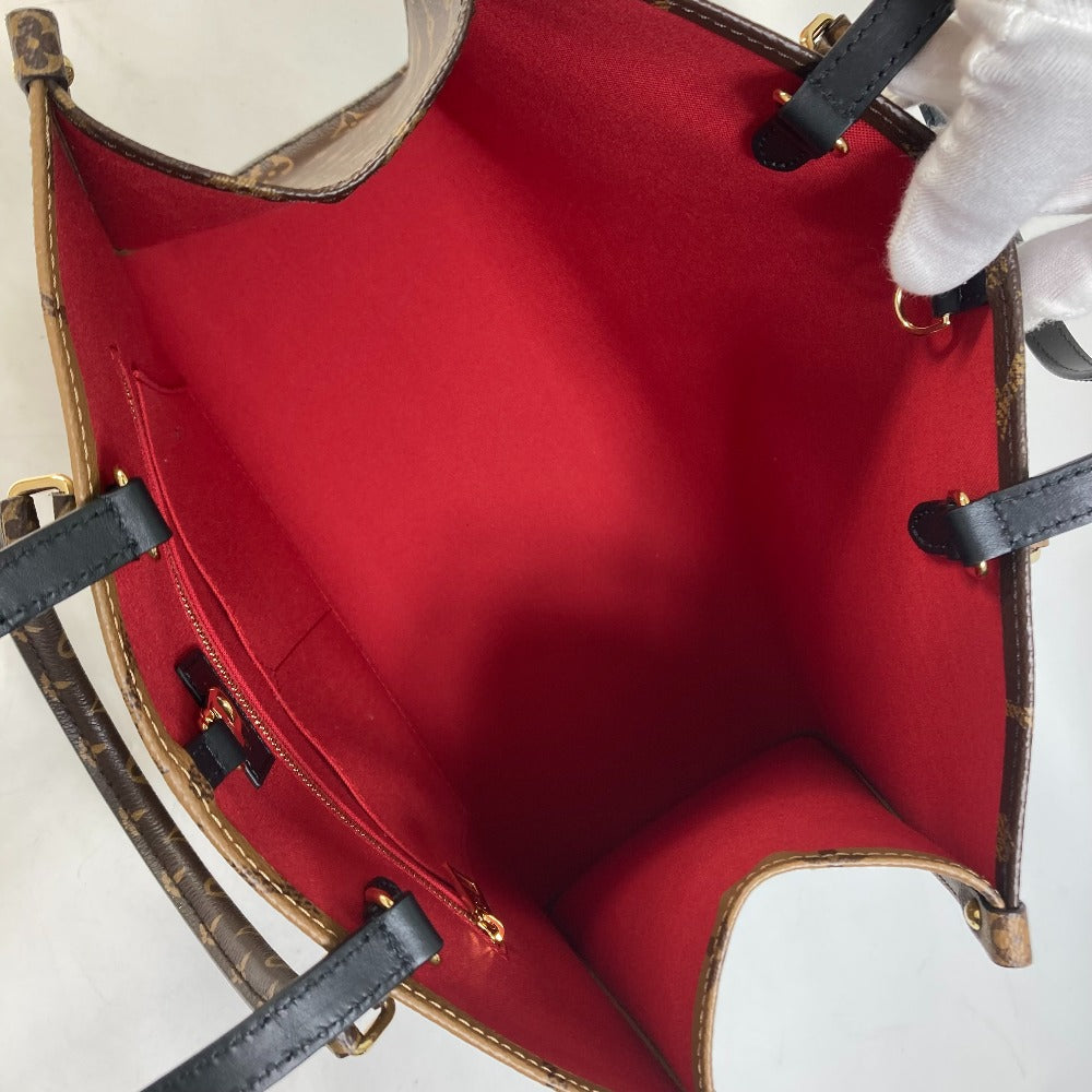 LOUIS VUITTON Tote Bag M45321 Monogram giant canvas Brown Monogram Giant On the Go MM