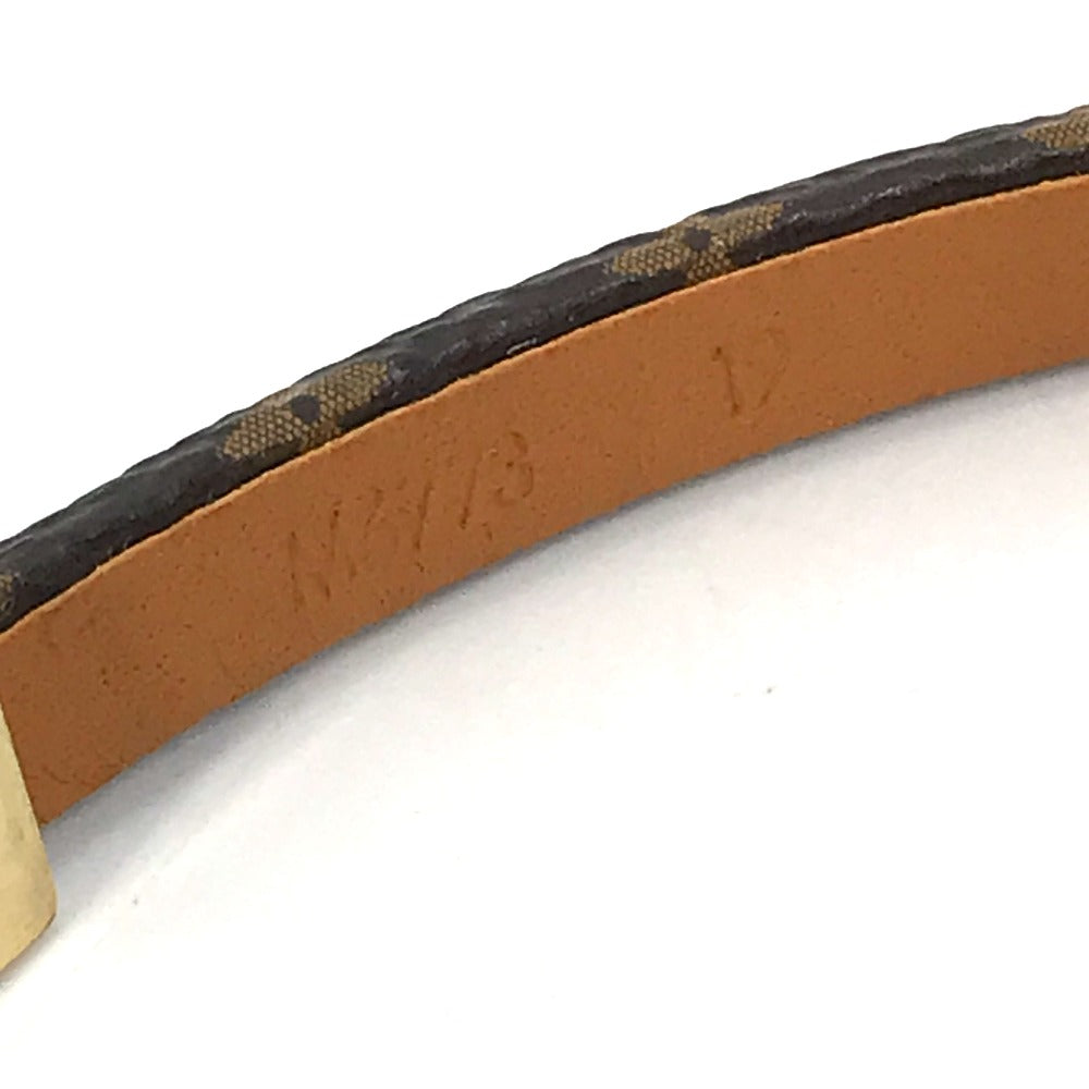 LOUIS VUITTON bracelet M6773 Monogram canvas Brown Monogram Brasserie Vivienne Women 19 Used Authentic