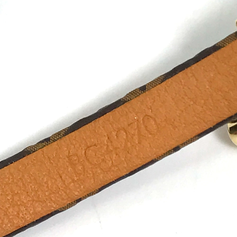 LOUIS VUITTON bracelet M6773 Monogram canvas Brown Monogram Brasserie Vivienne Women 19 Used Authentic