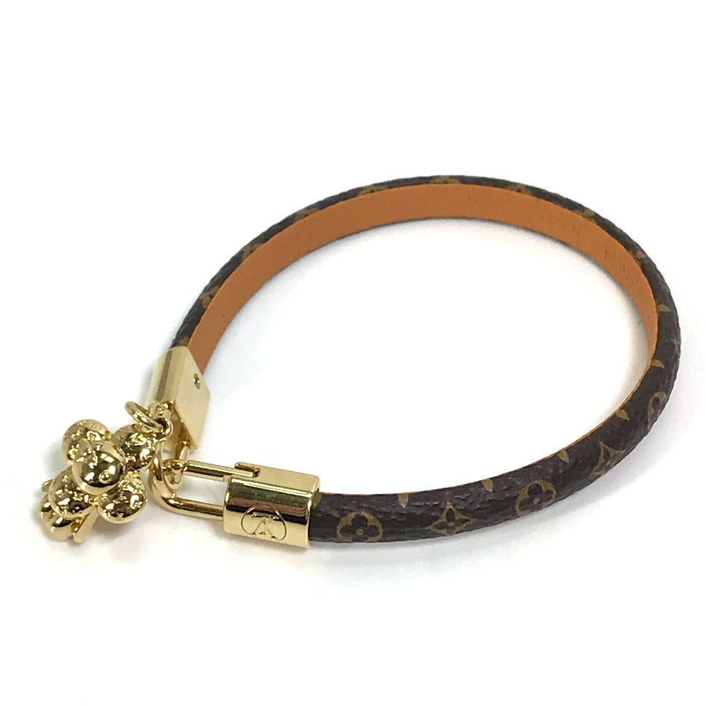 LOUIS VUITTON bracelet M6773 Monogram canvas Brown Monogram Brasserie Vivienne Women 19 Used Authentic