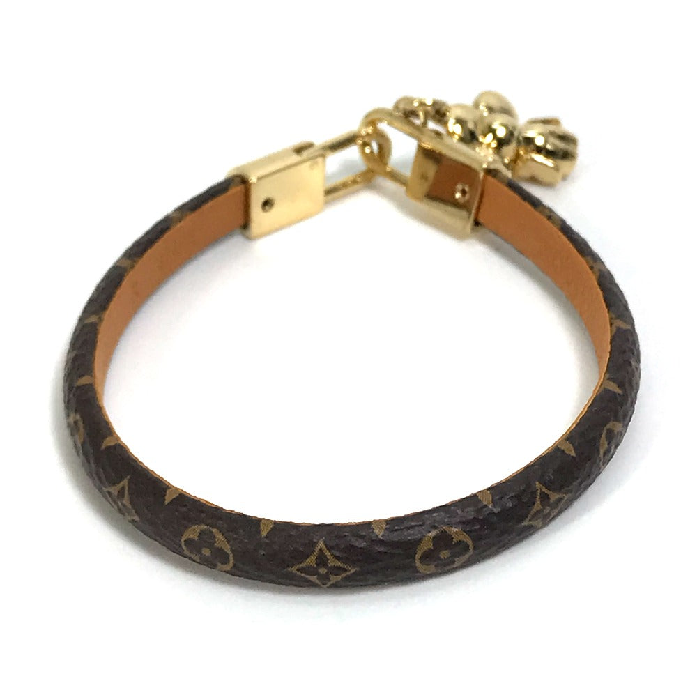LOUIS VUITTON bracelet M6773 Monogram canvas Brown Monogram Brasserie Vivienne Women 19 Used Authentic