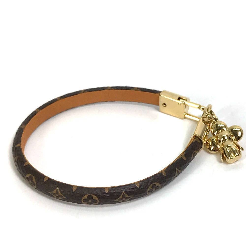 LOUIS VUITTON bracelet M6773 Monogram canvas Brown Monogram Brasserie Vivienne Women 19 Used Authentic