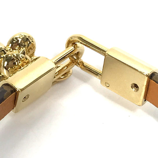LOUIS VUITTON bracelet M6773 Monogram canvas Brown Monogram Brasserie Vivienne Women 19 Used Authentic