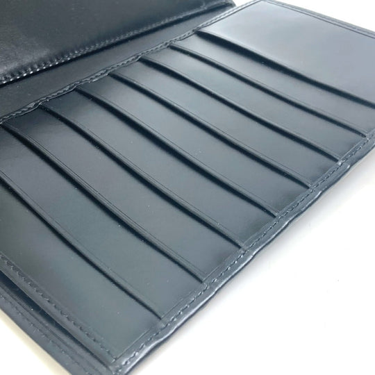 CARTIER Long Wallet Purse leather black PANTHERE Women Used Authentic