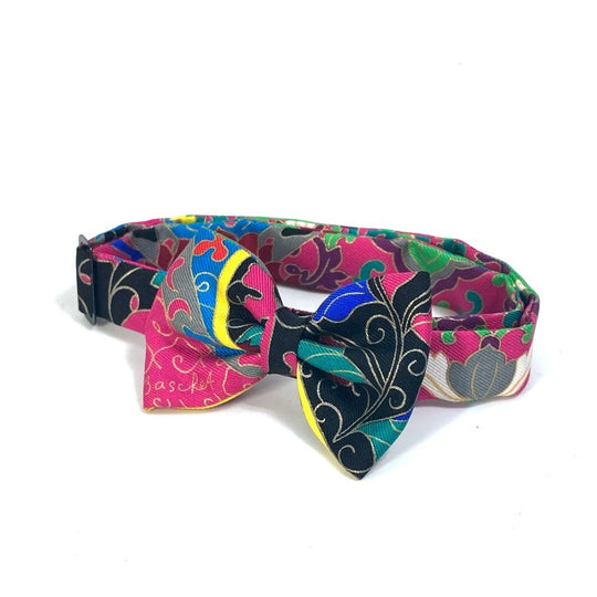 HERMES tie silk multicolor Butterfly tie Noupapillon mens Used Authentic