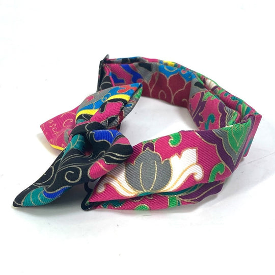 HERMES tie silk multicolor Butterfly tie Noupapillon mens Used Authentic
