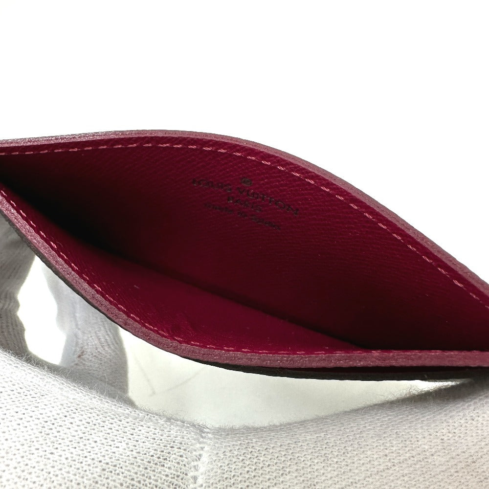 LOUIS VUITTON Card Case M60703 Monogram Vernis Canvas Brown Monogram Porto cult · Simple