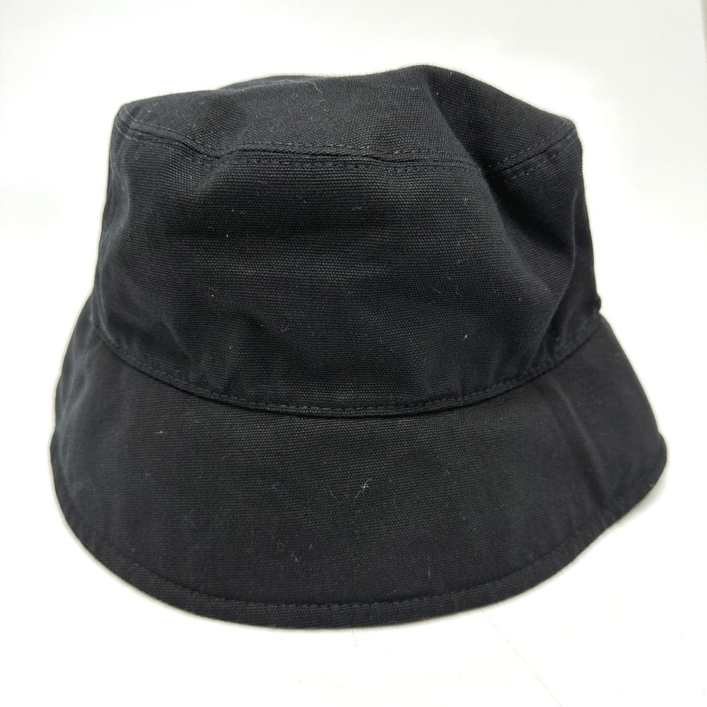 FENDI hat FXQ801 cotton black Versace collaboration logo Women M/59 Used Authentic