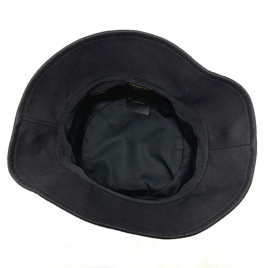 FENDI hat FXQ801 cotton black Versace collaboration logo Women M/59 Used Authentic