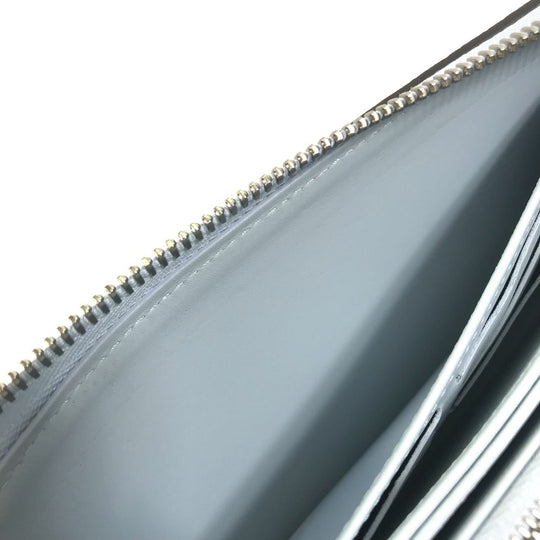 LOUIS VUITTON Long Wallet Purse M82197 Monogram Mahina blue Monogram Mahina Zippy wallet