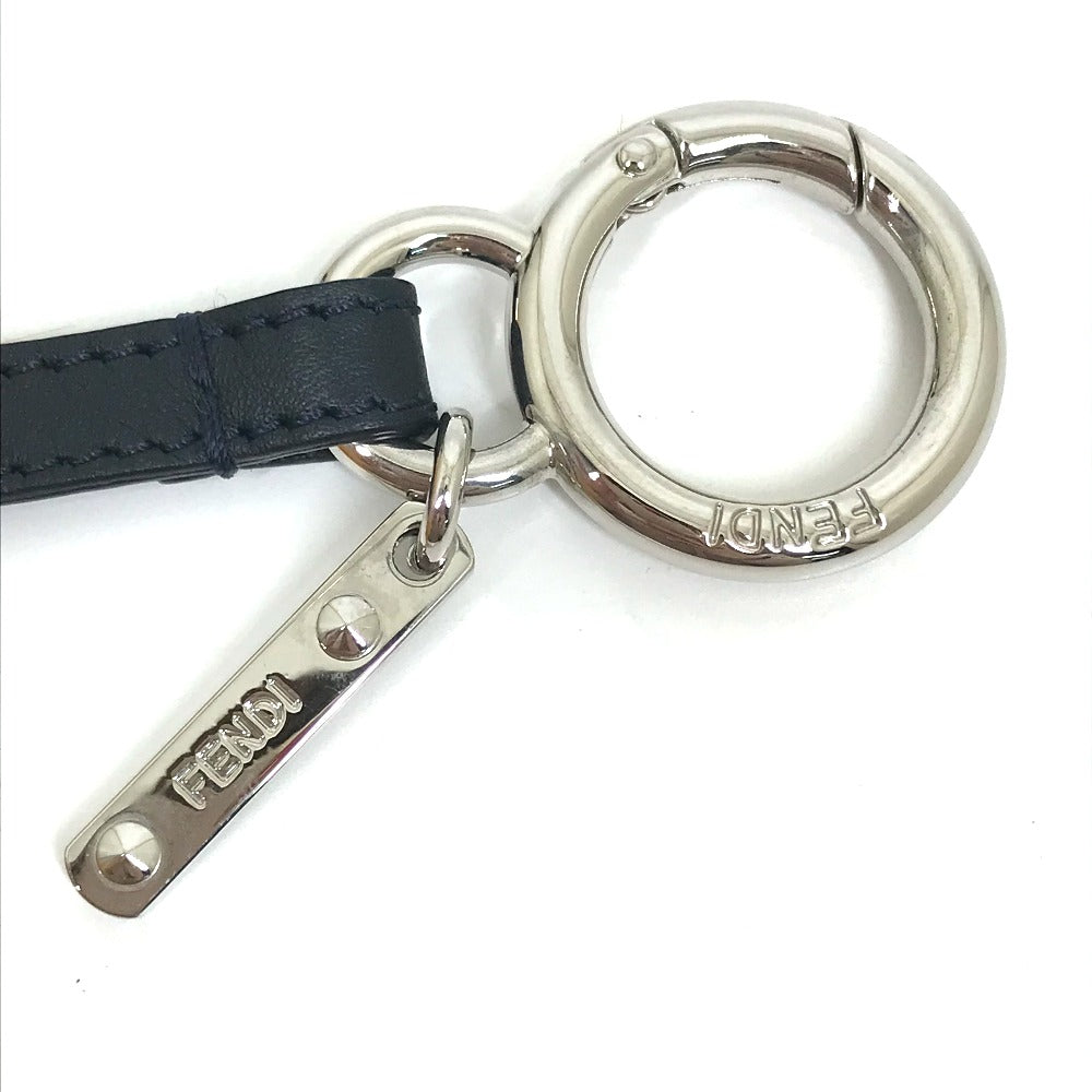 FENDI Bag charm 7AR541 Metal, Fur multicolor fur monster