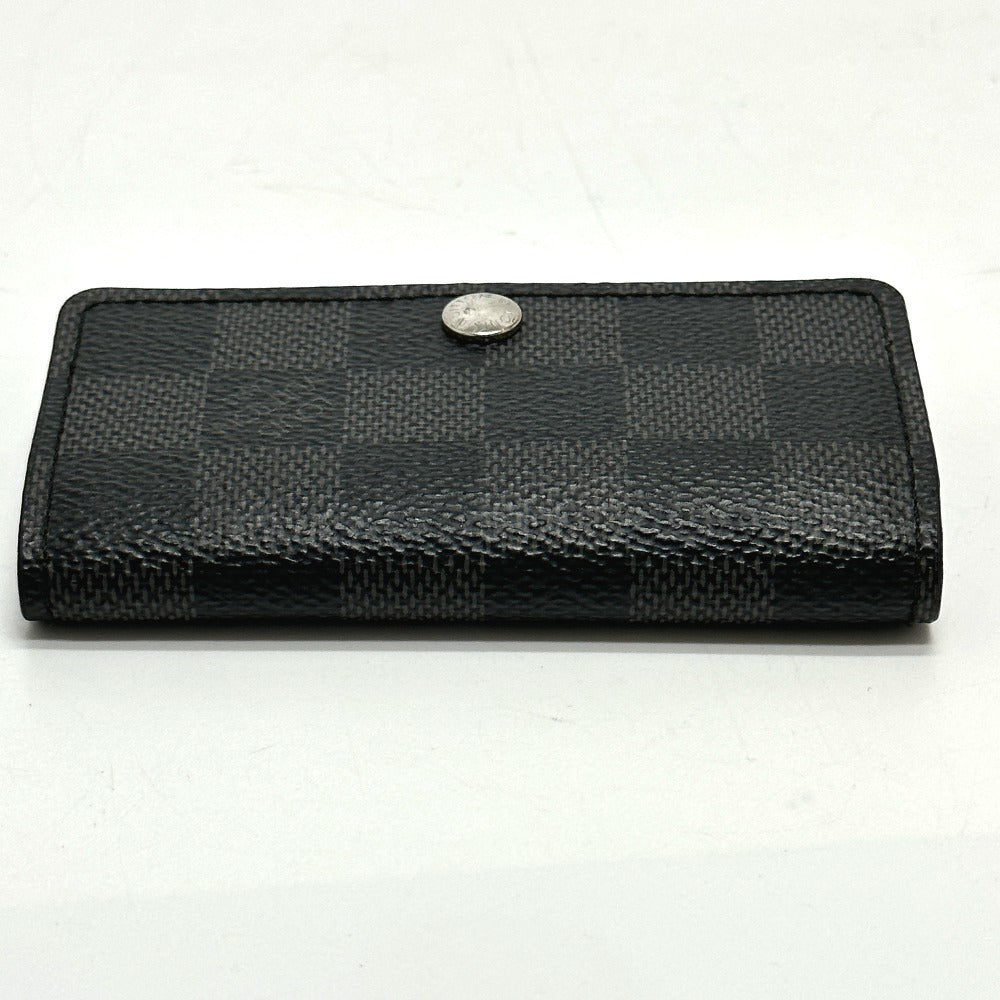 LOUIS VUITTON Key case Key holder  N62662 Damier Grafitto Canvas black Damier Grafitte Multicles6 mens Used Authentic