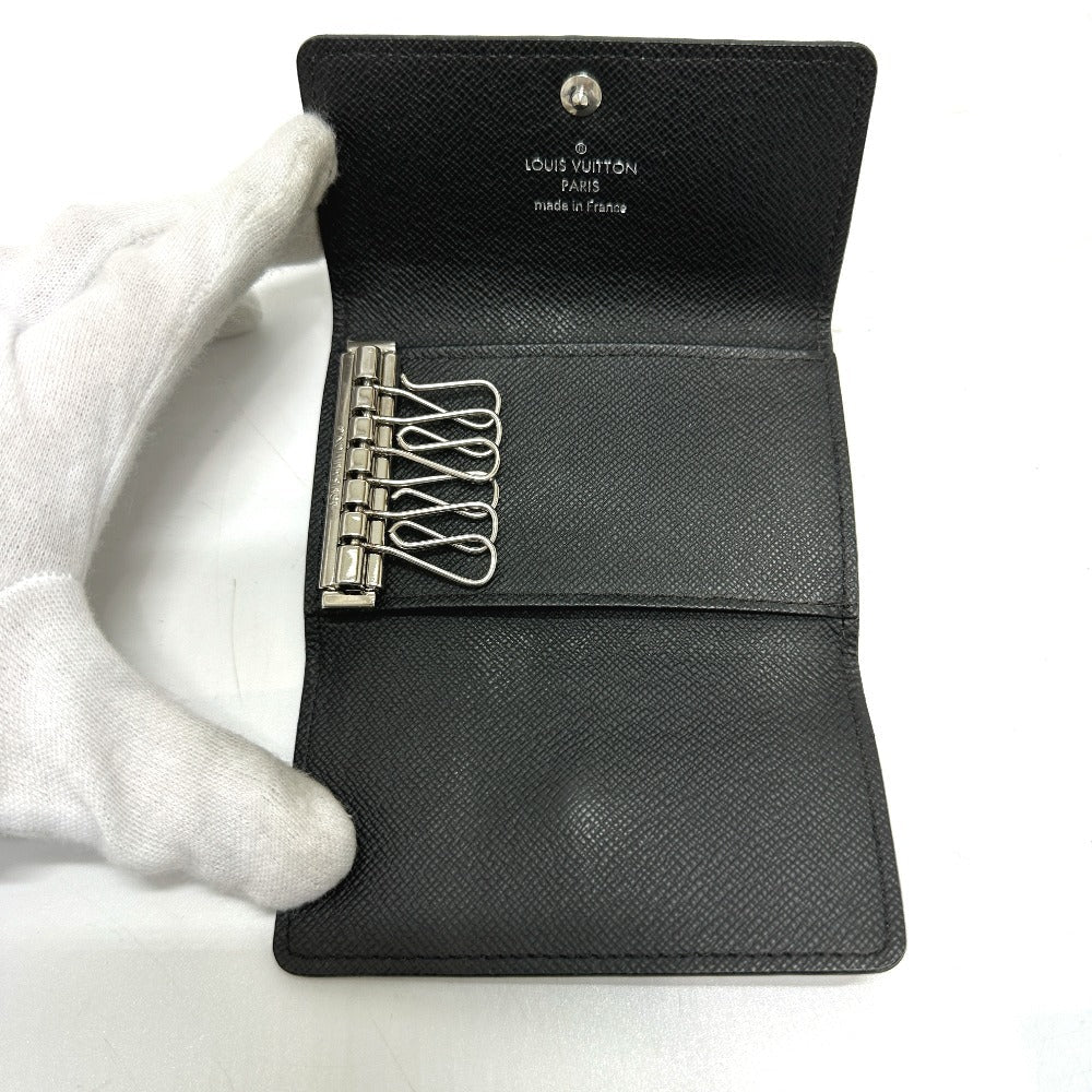 LOUIS VUITTON Key case Key holder  N62662 Damier Grafitto Canvas black Damier Grafitte Multicles6 mens Used Authentic
