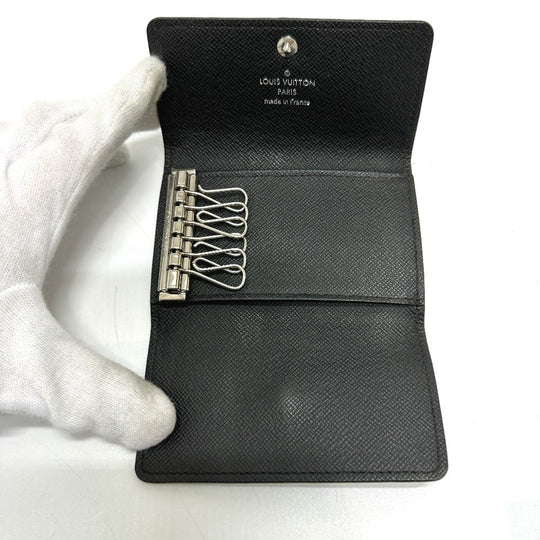 LOUIS VUITTON Key case Key holder  N62662 Damier Grafitto Canvas black Damier Grafitte Multicles6 mens Used Authentic