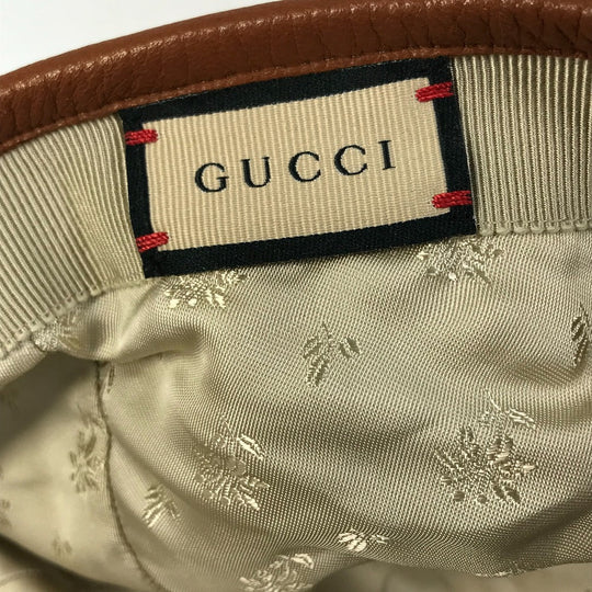 GUCCI cap 656206 GG canvas Navy denim GG logo Women(Unisex) M 58cm Used Authentic