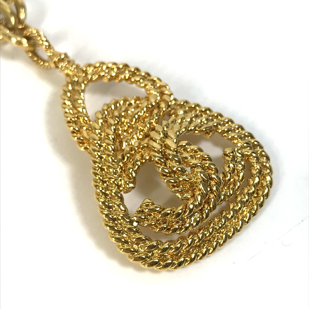 CHANEL Necklace Gold Plated gold COCO Mark Chain