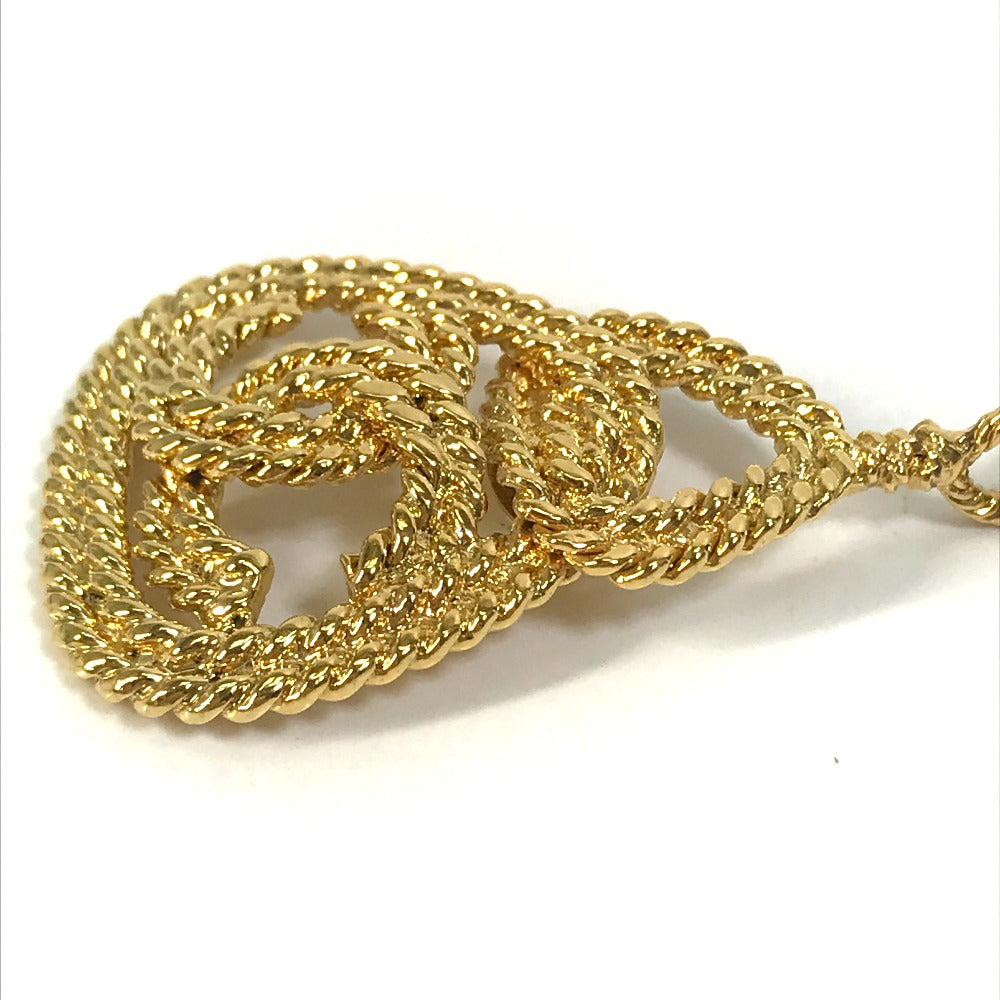 CHANEL Necklace Gold Plated gold COCO Mark Chain