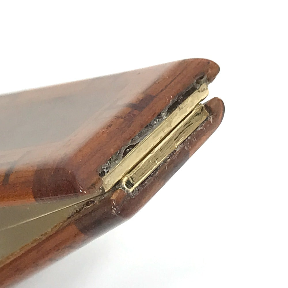 HERMES Other stationery Wood, Metal Brown interior stationery paper clip H logo Women(Unisex) Used Authentic