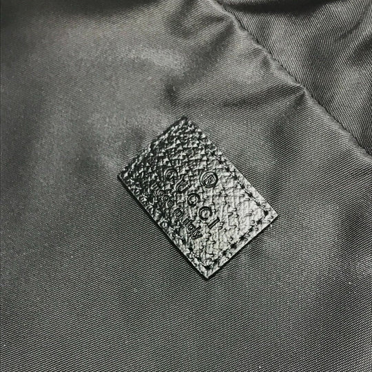 GUCCI Handbag 674247 Nylon black GG laundry bag unisex(Unisex) Used Authentic