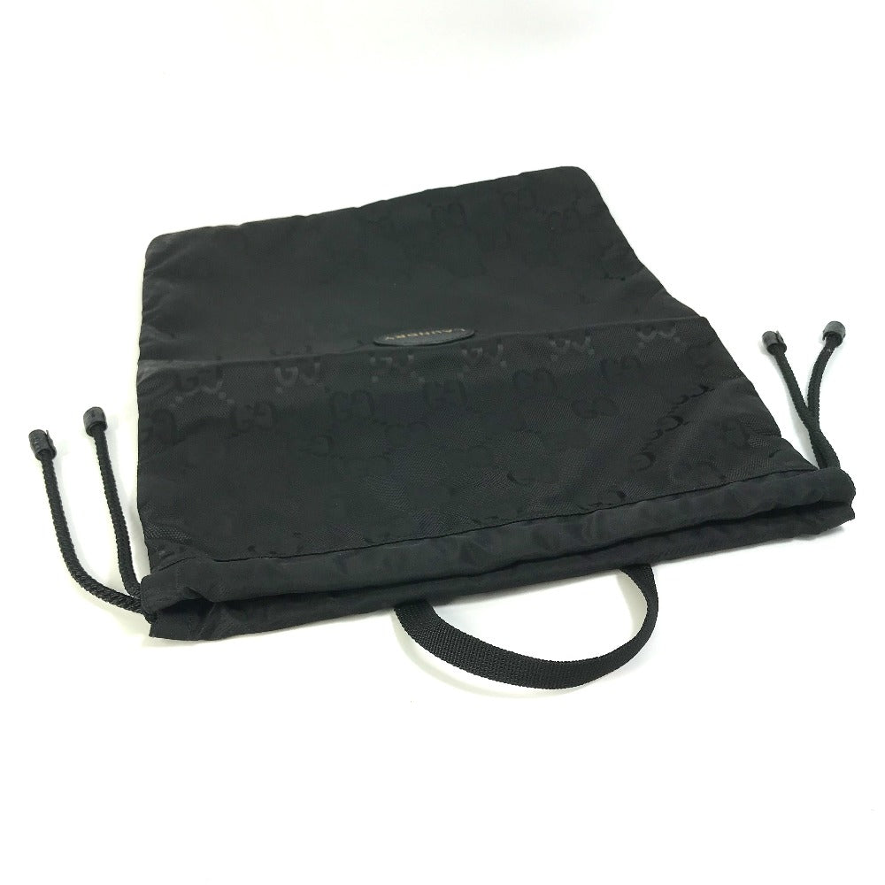 GUCCI Handbag 674247 Nylon black GG laundry bag unisex(Unisex) Used Authentic
