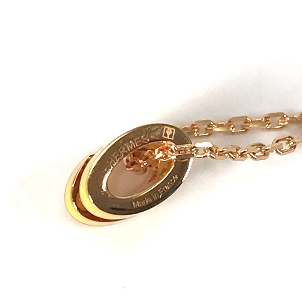 HERMES Necklace Gold Plated yellow ChainNecklace Pop H Pop Ash Mini