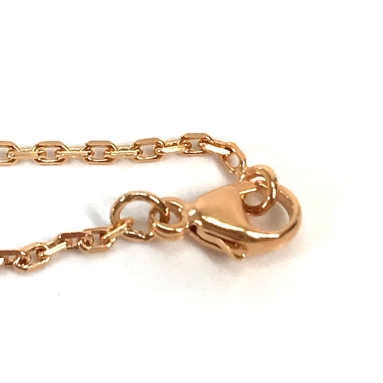 HERMES Necklace Gold Plated yellow ChainNecklace Pop H Pop Ash Mini