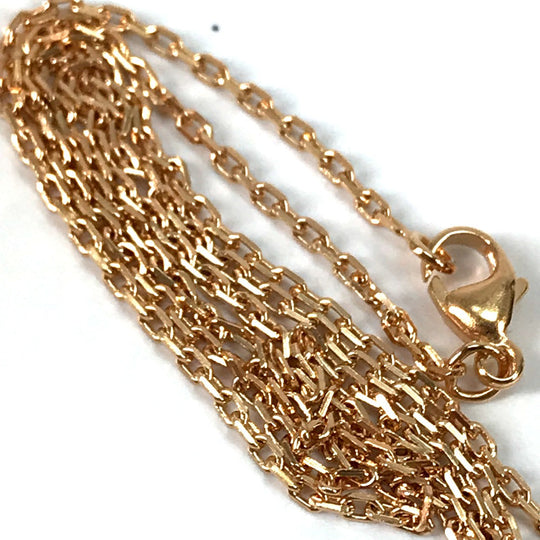 HERMES Necklace Gold Plated yellow ChainNecklace Pop H Pop Ash Mini