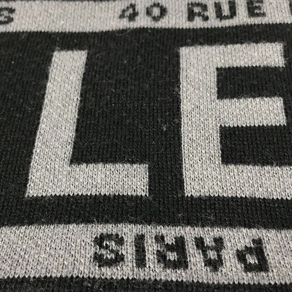 BALENCIAGA Scarf Wool, Acrylic black logo Women Used Authentic