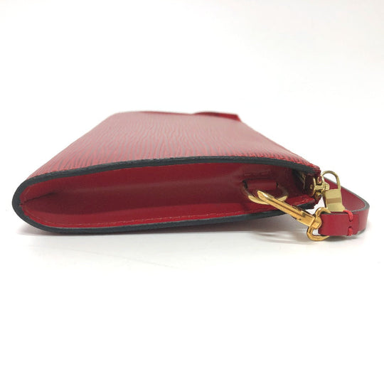 LOUIS VUITTON Shoulder Bag M40776 Epi Leather Red Epi Pochette Accessoires Women Used Authentic