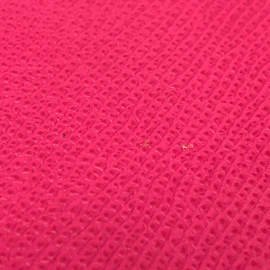 HERMES Long Wallet Purse Epsom pink Azap long silk in Women Used Authentic