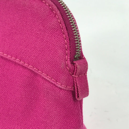 HERMES Pouch canvas pink Boride pouch mini mini